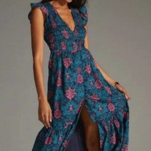Anthropologie The Peregrine Midi Dress Small